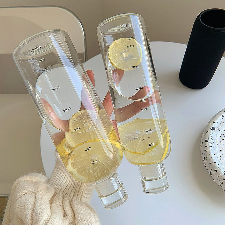 Luvikno | Time Scales varmebestandig glass vannflaske