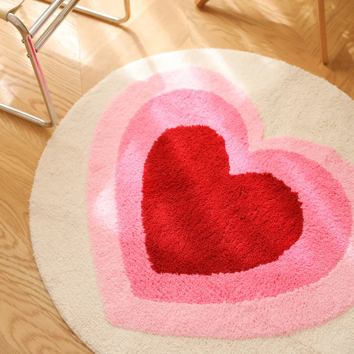 Gradient Heart Mat | Luvikno