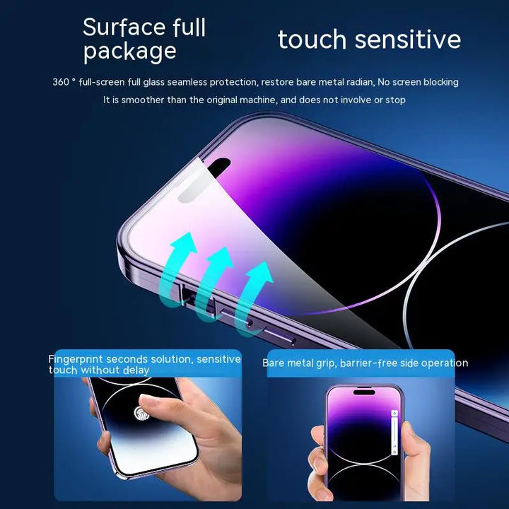 Luvikno | Etui 360° Full Screen Linse Metall Magnetisk Magsafe Deksel Aluminium for iPhone 15 14 13