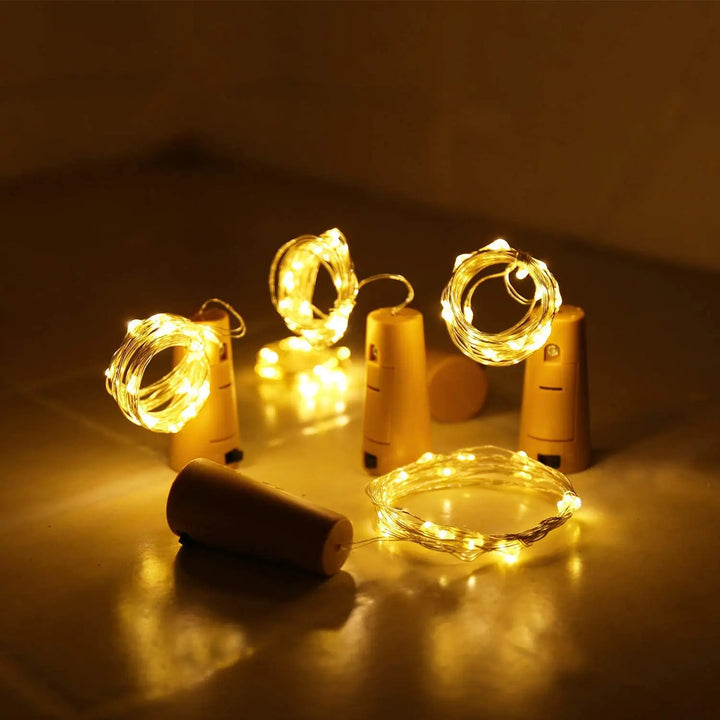 LED eventyrlamper for jul og nyttår – Dekorativ lysgardin for innendørs og utendørs | Luvikno