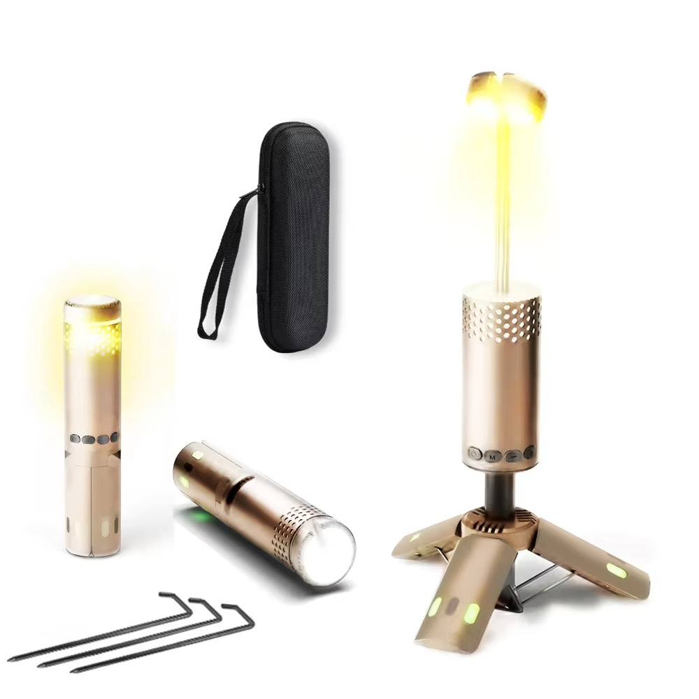 Multifunksjonell LED Campinglykt & Stativ Luvikno