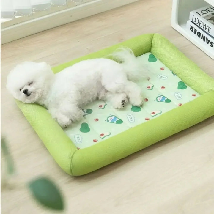 Luvikno | Kühlmatte Pawlino ChillPad | Sommermatte for hunder og katter | Pustende og fluffy | For små til store kjæledyr