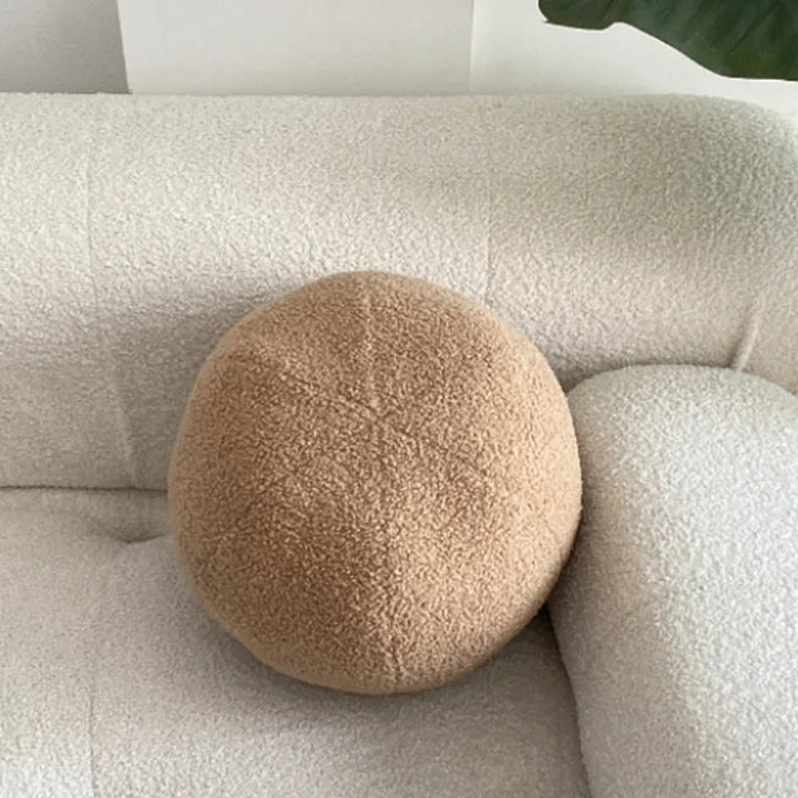 Nordic Bouclé Abstrakt Putefor – Minimalistisk Plysjpute | Luvikno