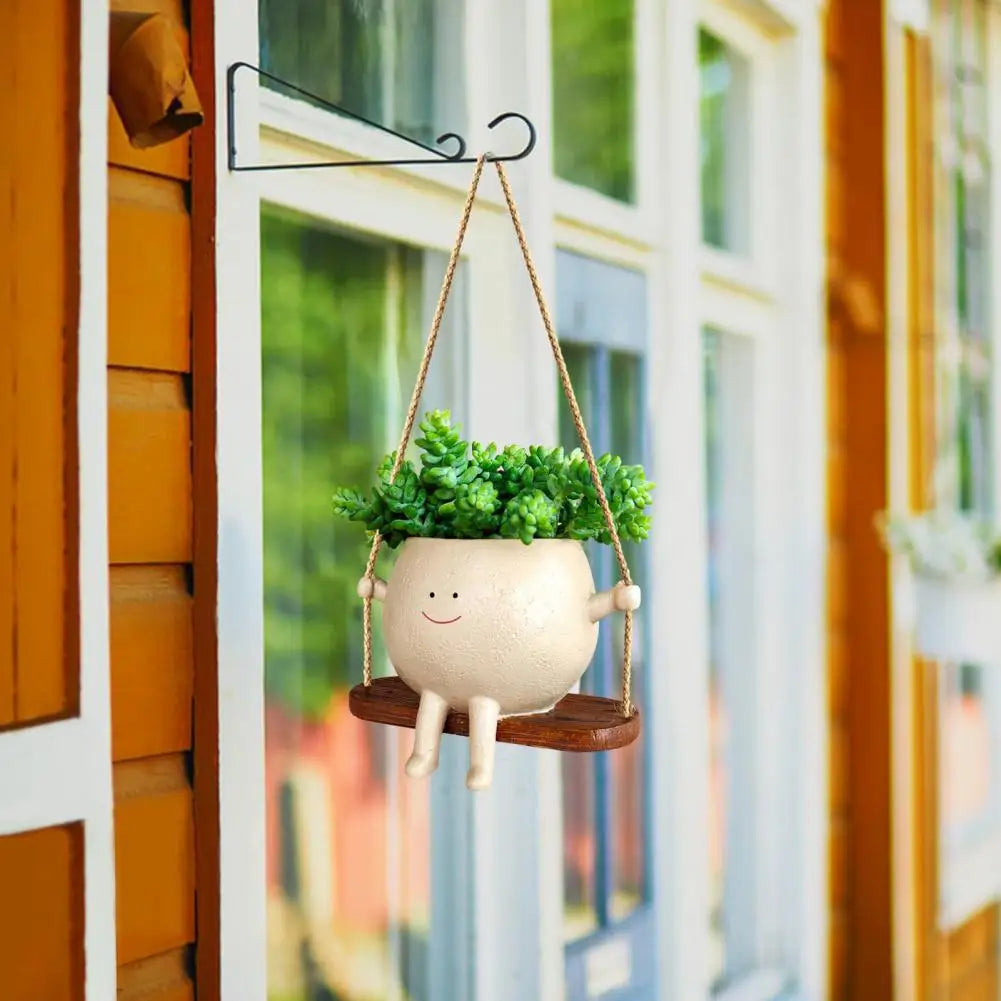 Swing Smiling Face Blomsterpotte | Luvikno