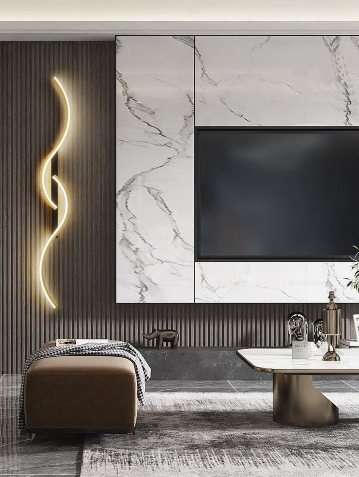 Luvikno | Moderne LED Vegglampe – Kunstnerisk Kombinasjon av Former