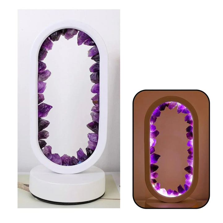 Améthystique – Elegant Naturlig Krystallbelysning Luvikno