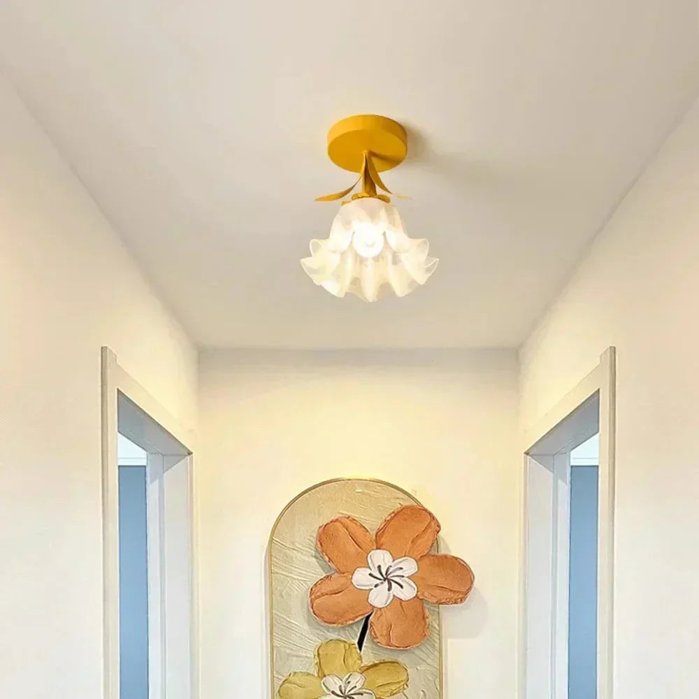 Luvikno | Mini Blomster Taklampe - Luksuriøs Mini Pendellampe for Tidløs Atmosfære