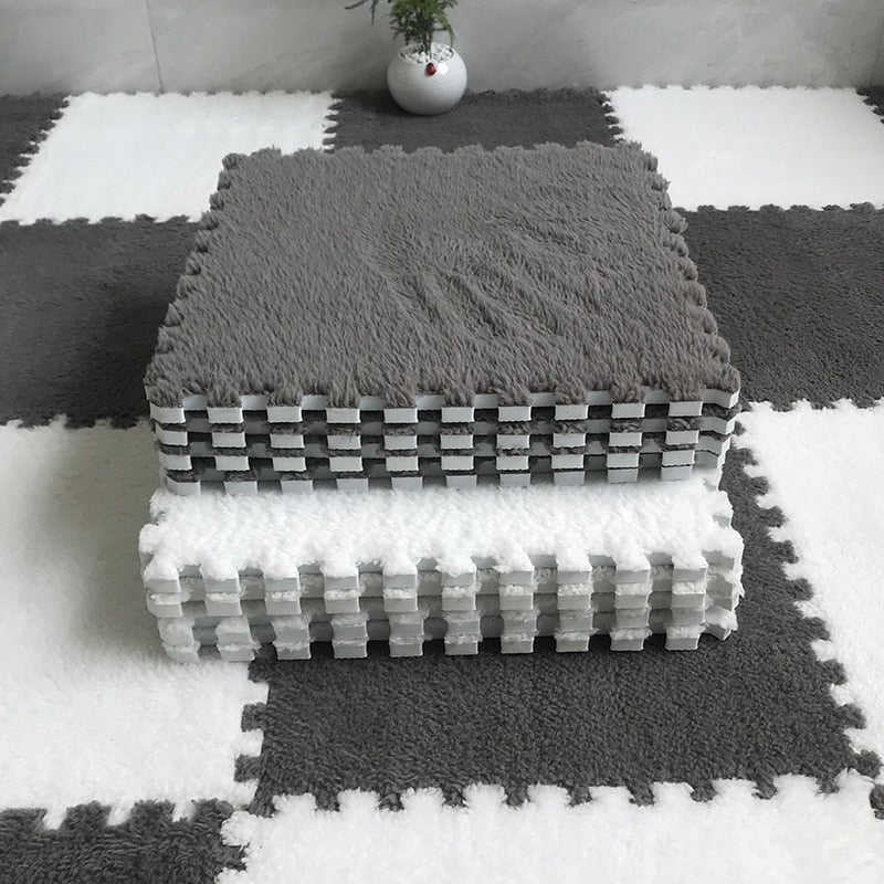 DIY Vinter Plush Puslespill Matte | Luvikno