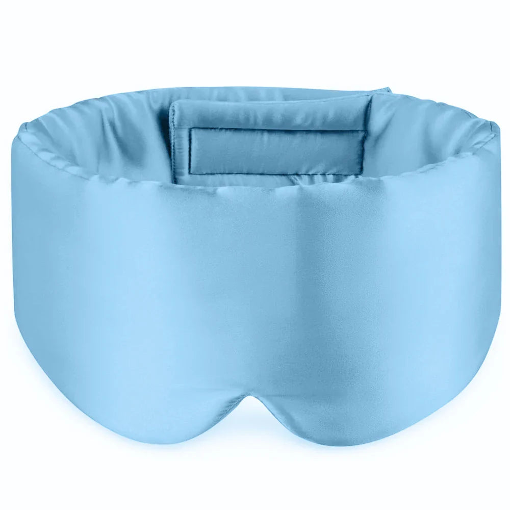 Luvikno | Silana DreamSil Søvnmaske laget av 100% Mulberry Silke | Lysblokkerende & Polstret | Supermyk & Pustende | For Reising, Søvn & Avslapning