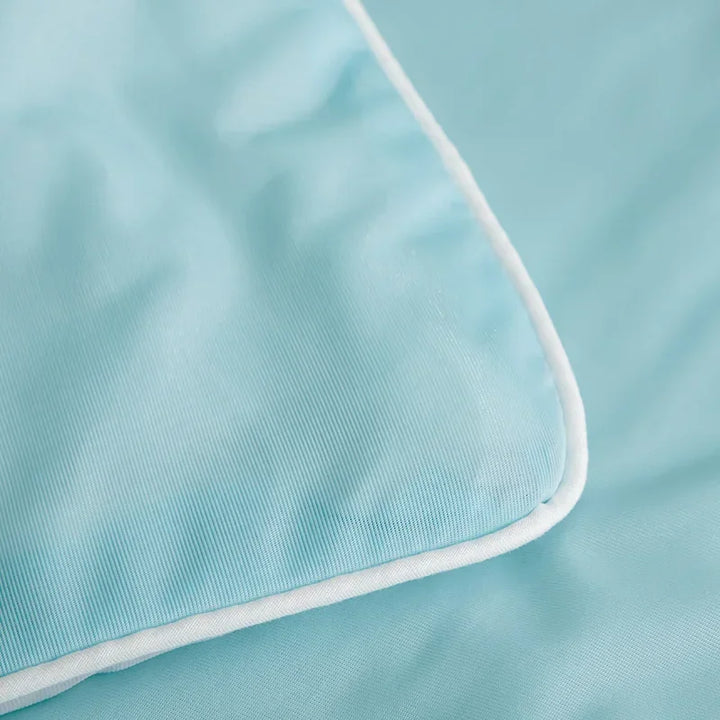 Air Condition Sommer Komforter — Ren Farge Is Silke Kjøleteppe, Lett & Glatt Twin/King Størrelse Quilt | Luvikno