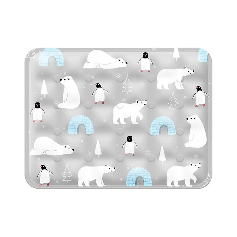 Luvikno | FrostPaws Kjølematte for Hund og Katt | Gjenbrukbar & Fyllt med Gel | For Sommer & Reise | PVC