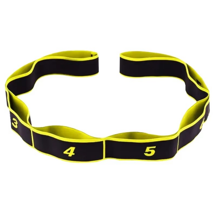 Yoga Stretch Strap with Loops for Pilates and Dance Luvikno