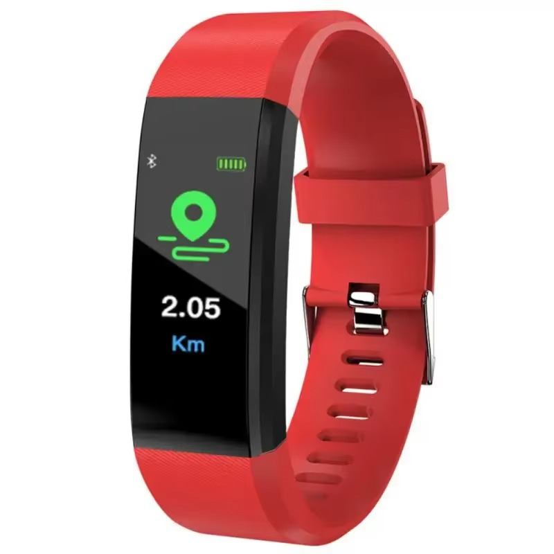 Vanntett fitness smartklokke med hjertefrekvens- og blodtrykksmåling for menn og kvinner Luvikno