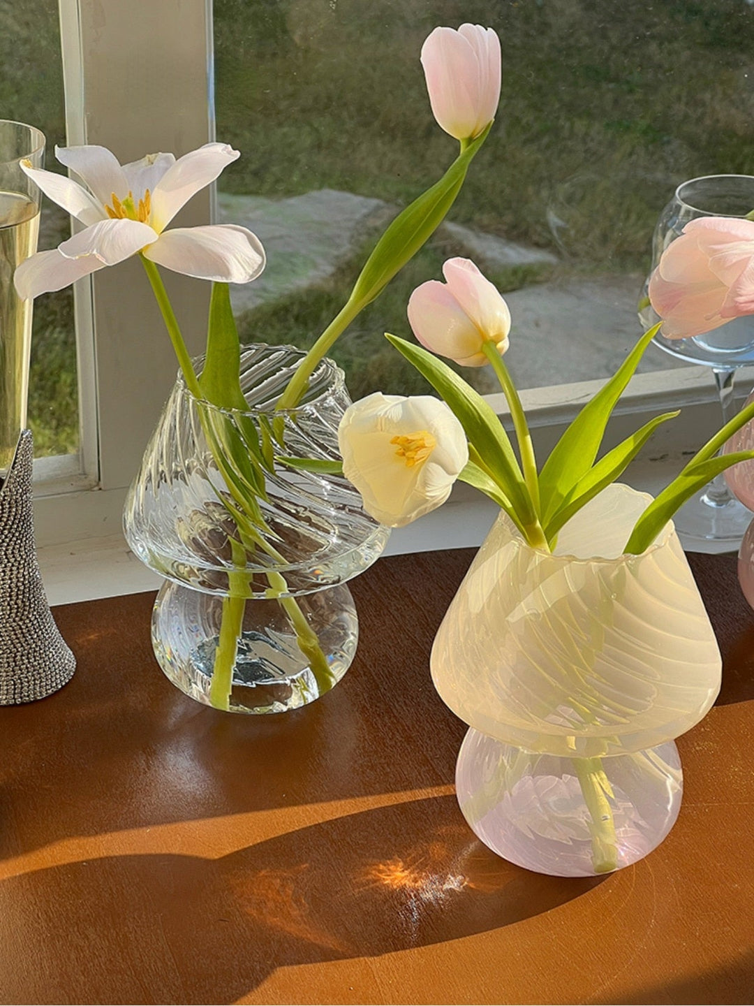 Nordisk Stripete Glassvase | Luvikno