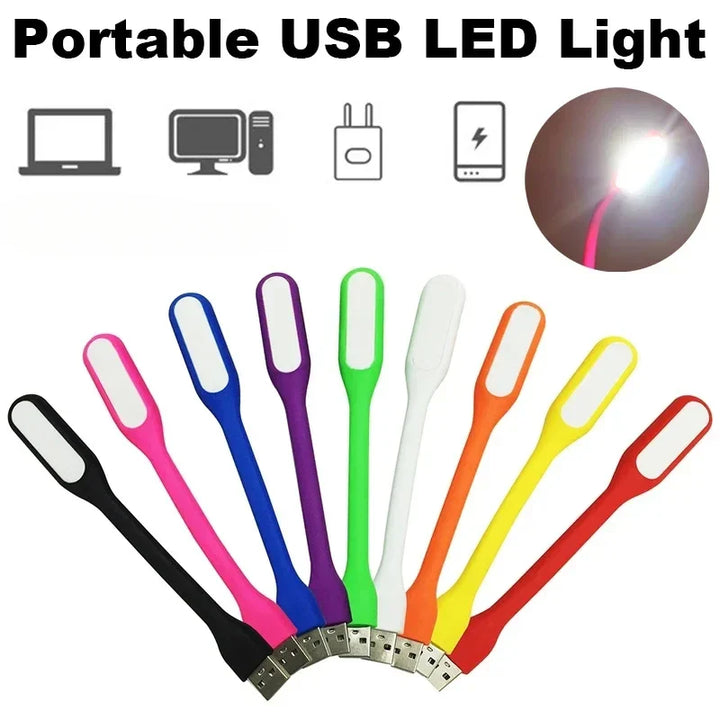 Luvikno | FlexiLight | USB LED Lampe | 360° Rotasjonsbar & Energisparende | Fleksibel Hals