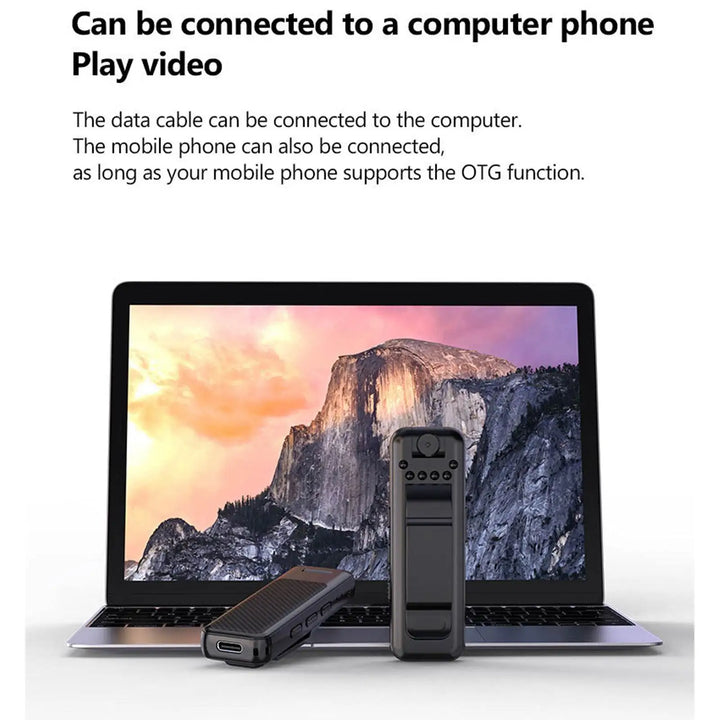Pocket Spy Mini Clip-On Video Recorder Camera | Luvikno