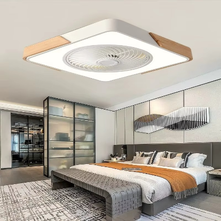 Ultra-Tynn Nordisk-Inspirert Firkantet Takvifte Lampe Luvikno