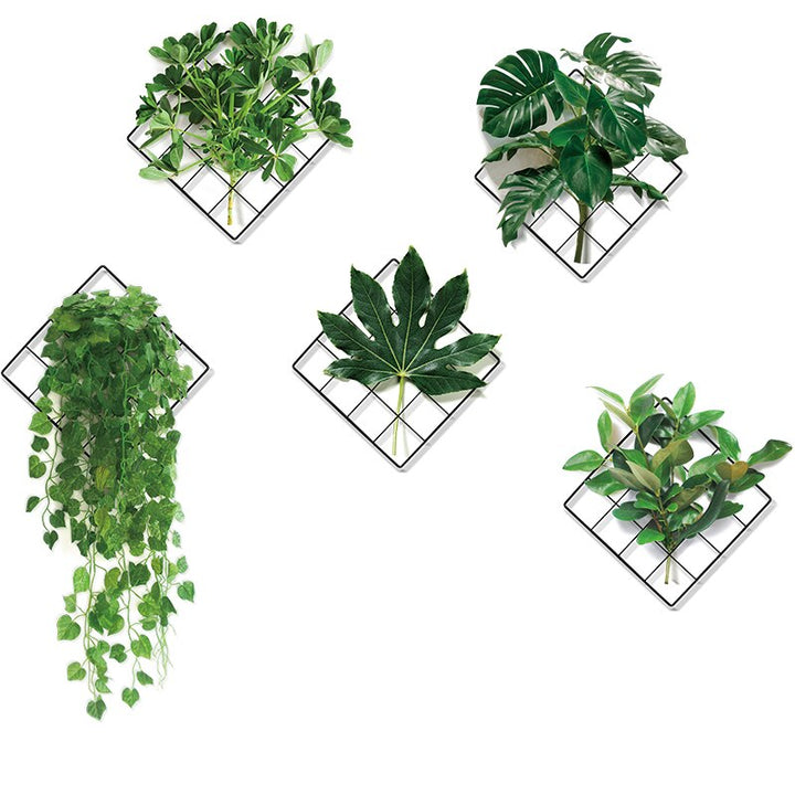 3D Nature Vind Grønn Plante Veggklistremerke | Luvikno