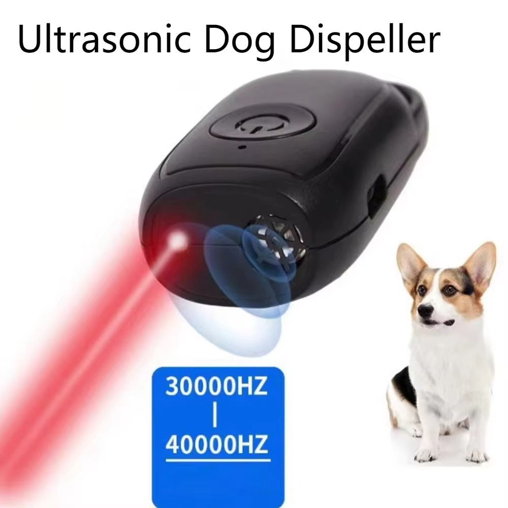 Ultralydd Mini Hund Repeller og Anti-Barking Treningsenhet med LED Lys Luvikno