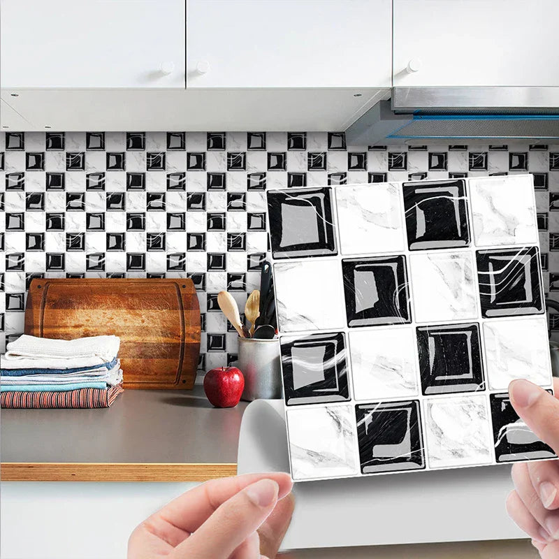 DecoMosaic 3D Mosaikkveggflisetiketter Luvikno
