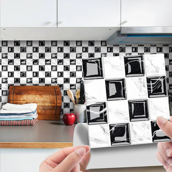 DecoMosaic 3D Mosaikkveggflisetiketter Luvikno