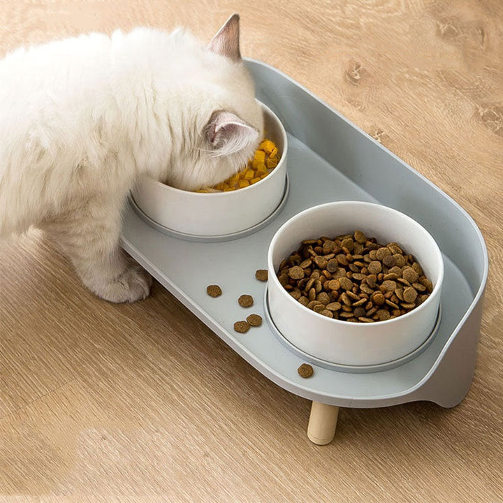 Skandinavisk Stil Dobbel Fôrskål For Hunden Eller Katten Din | Luvikno