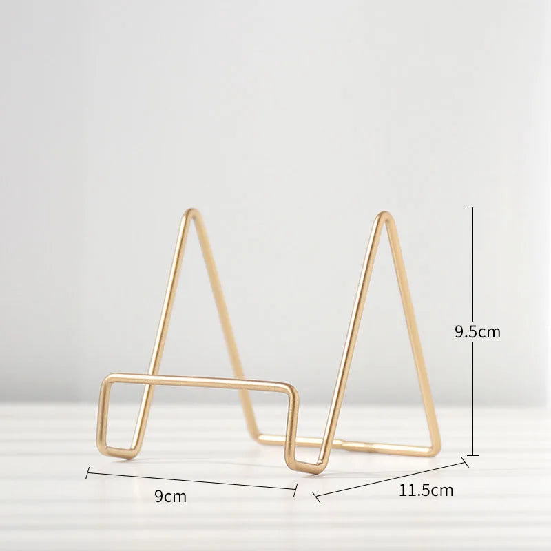 Luvikno | Iron Art Multi-Use Display Stand: Allsidig magasin-, servise-, bilde- og fotobokoppbevaringsstativ for boligtilbehør