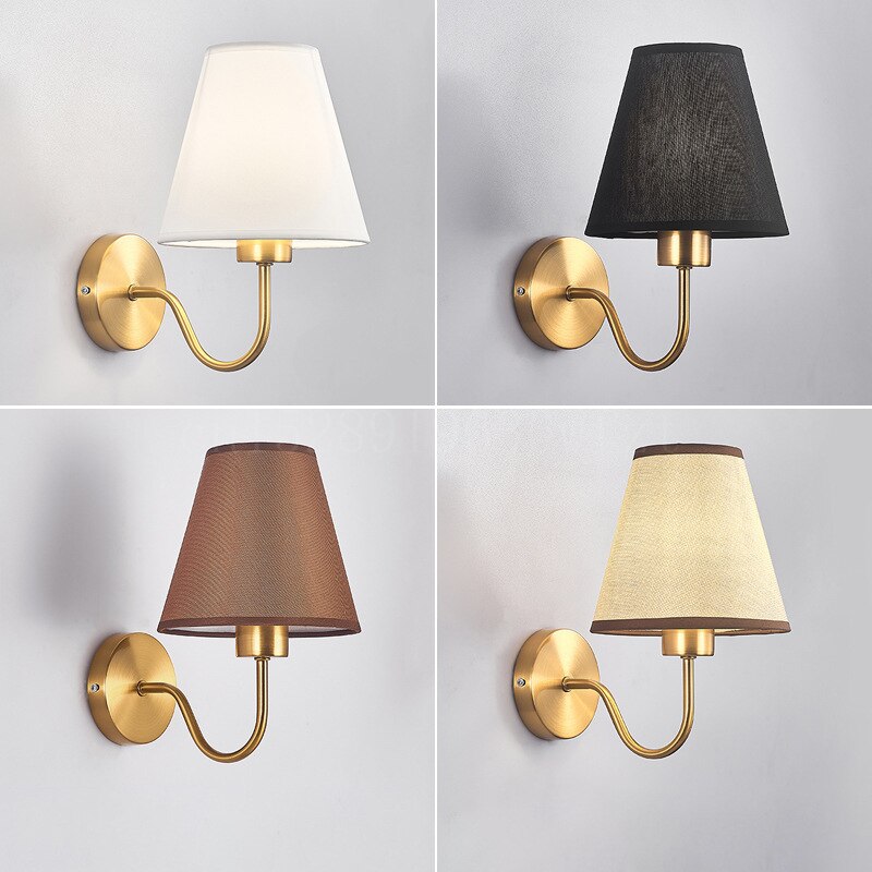 Luvikno | RusticGlow - Vegglampe av Stoff i Amerikansk Stil
