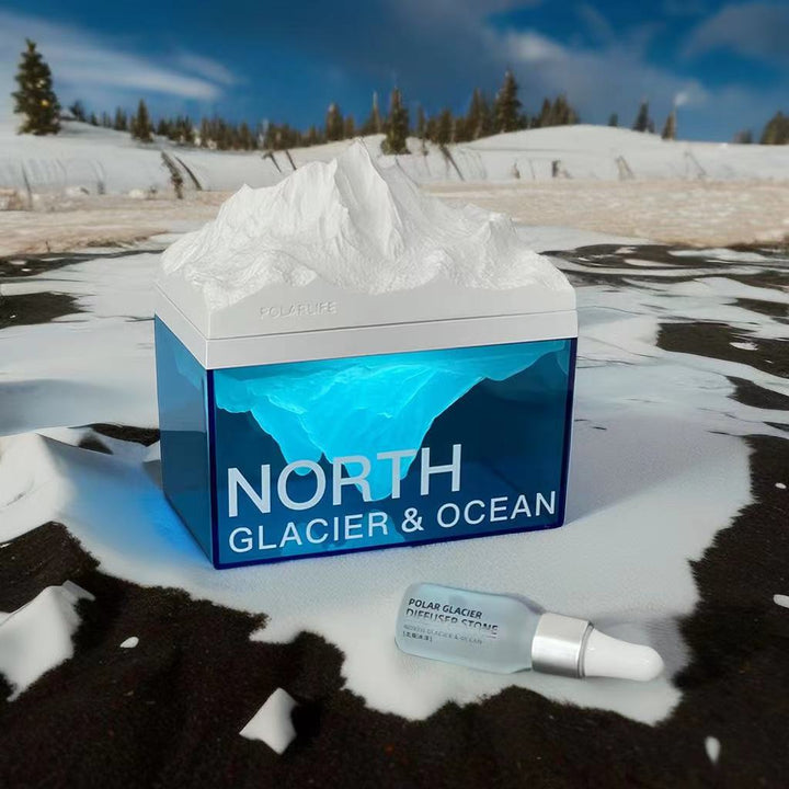 Iceberg Aromaterapi Luviknouetooth Høyttaler Nattlampe | Luvikno