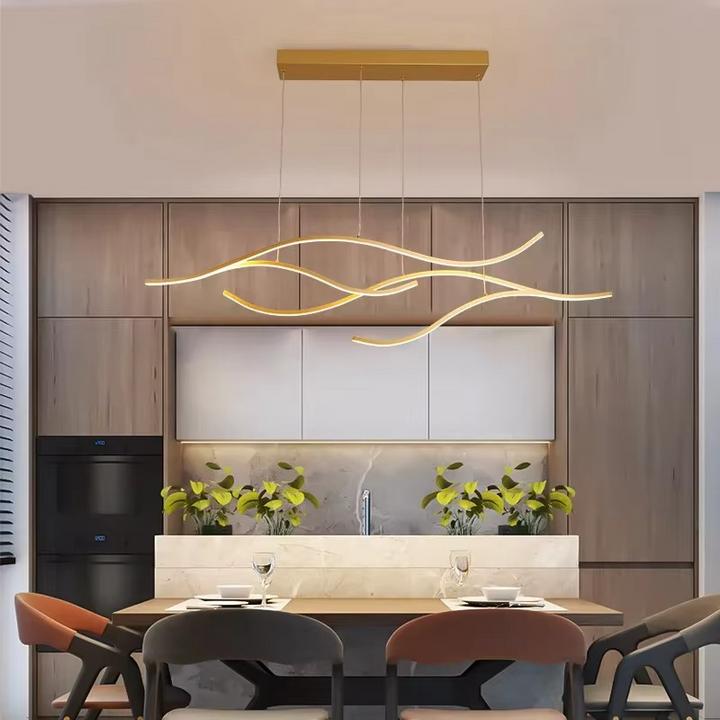 Elegant Moderne LED Taklysekrone for Stylisk Hjemmedekorasjon Luvikno