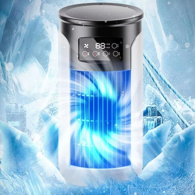 Bærbare klimaanlegg vifte fordampningskjøler USB stille timer romkjøling liten 10 oz vanntank personlig kjøler justerbar | Luvikno