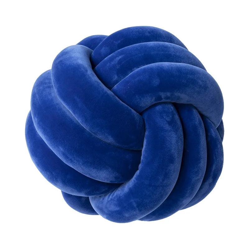 Plush Knot Cushion (Velour) | Luvikno
