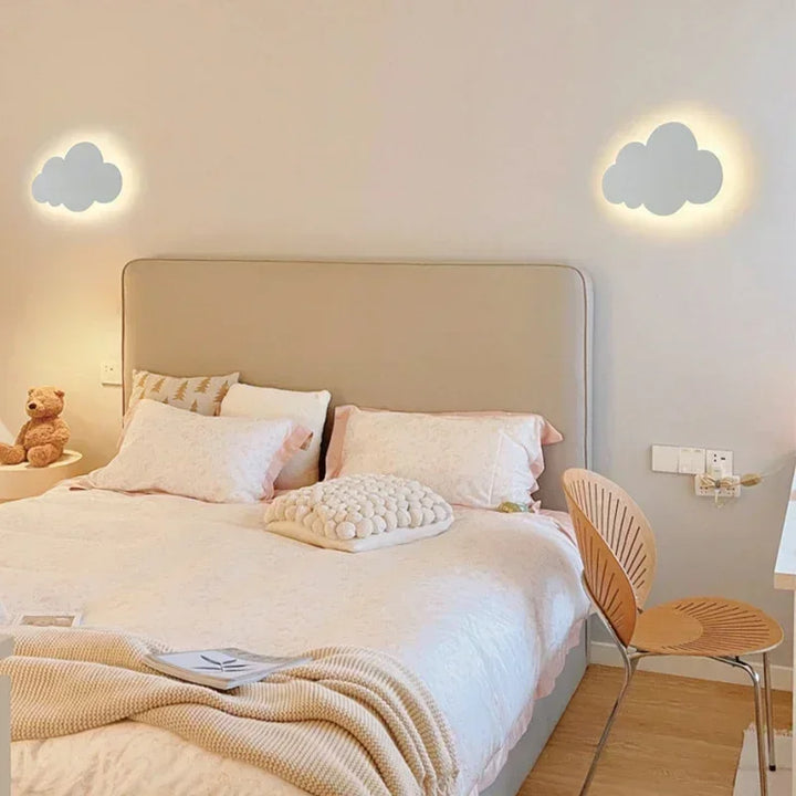 LED Skyvegglys | 3-Farge Dimmbar som Nattlys | Hvit Luvikno