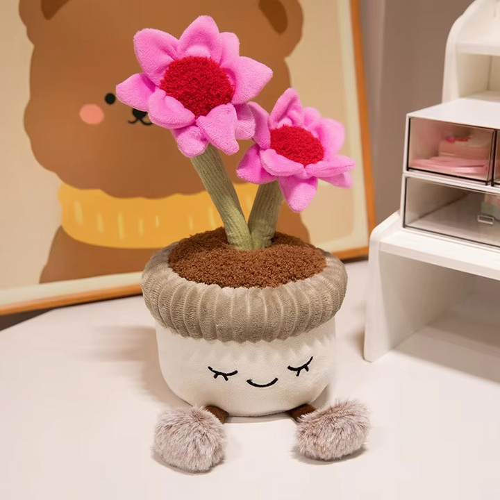 Charming Tulip Succulent Plush Toy Pillow for Birthday and Decor Luvikno
