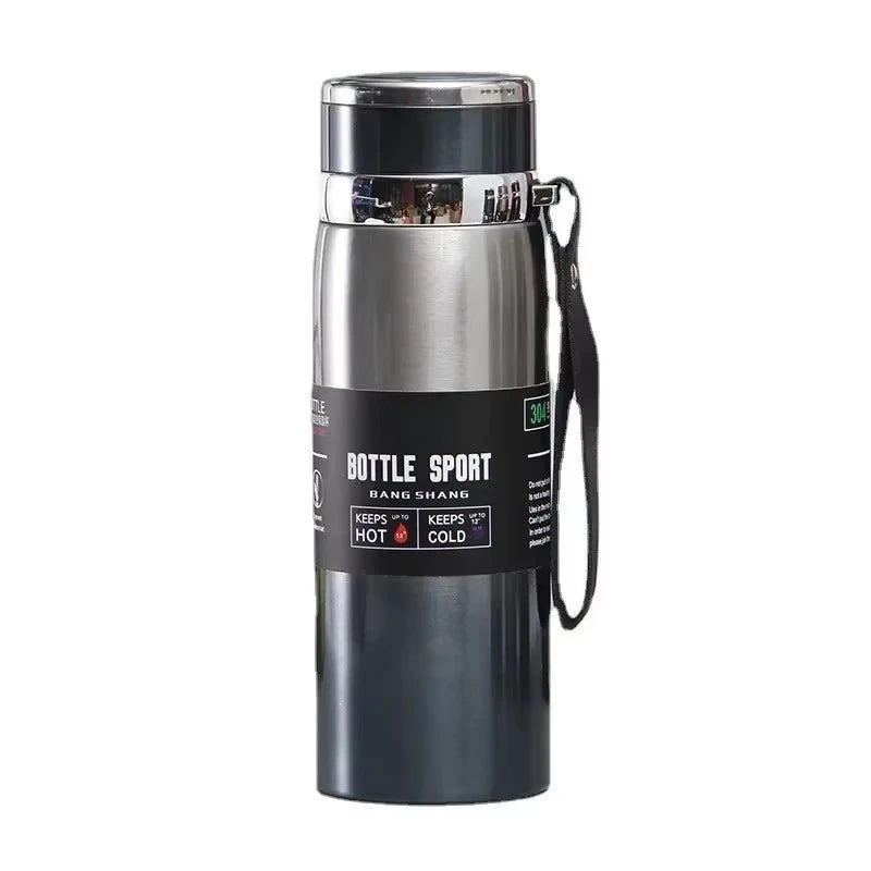 Stainless steel vacuum insulated thermos bottle 1000 ml | Luvikno