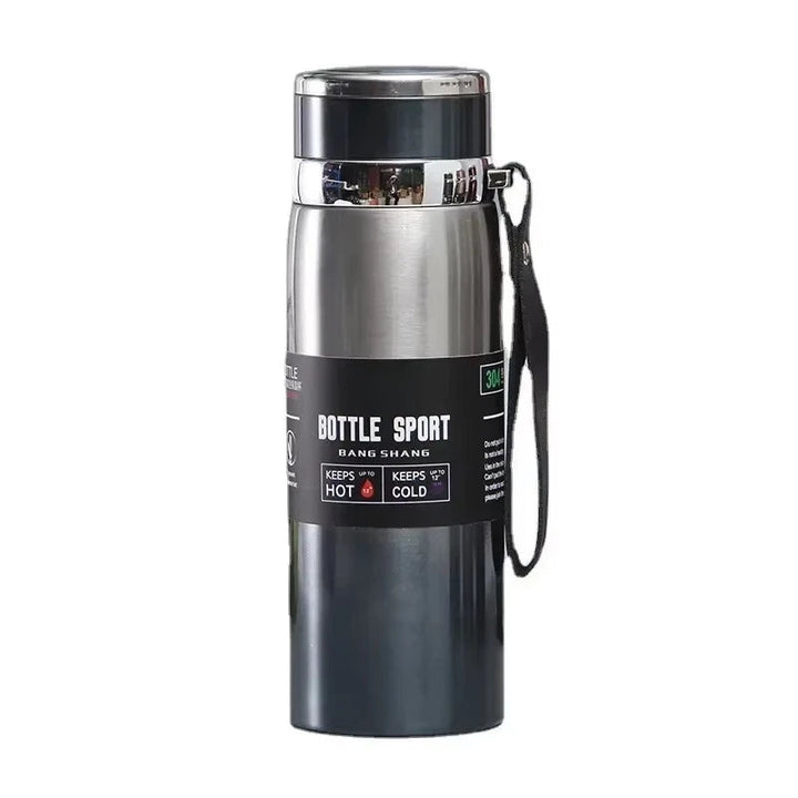 Stainless steel vacuum insulated thermos bottle 1000 ml | Luvikno