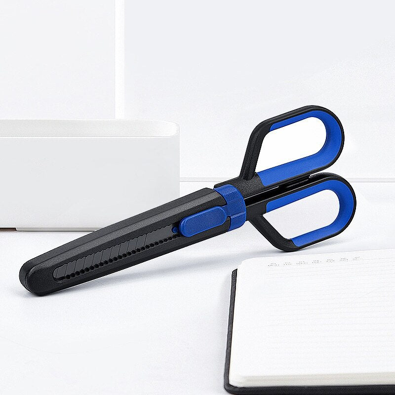 2i1 Safe Cut Creative Knife Scissor | Luvikno