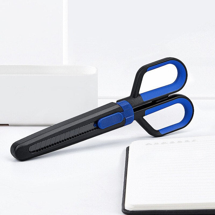 2i1 Safe Cut Creative Knife Scissor | Luvikno