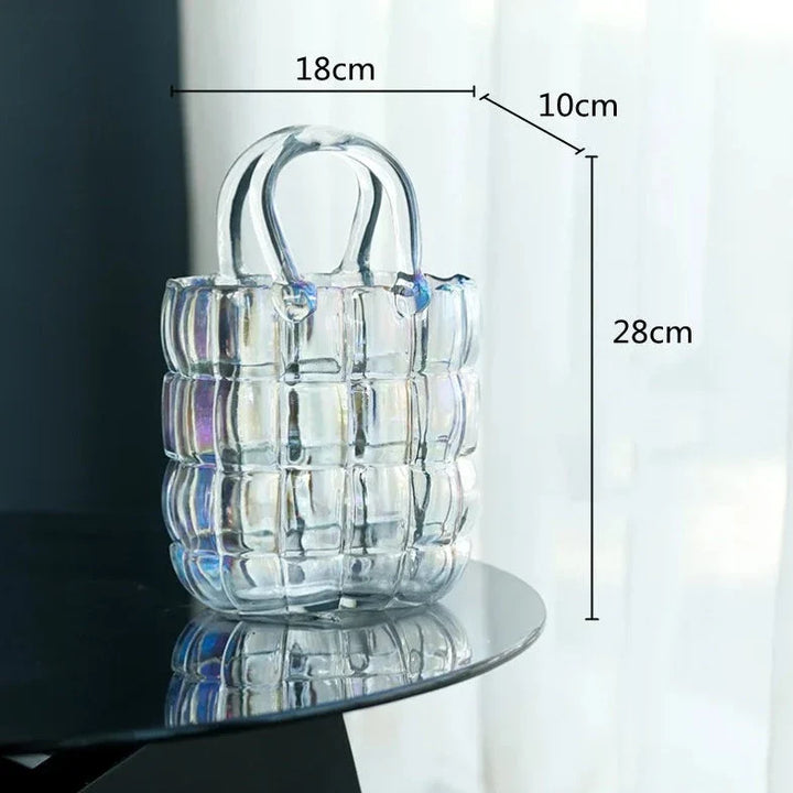 Glass Bag Vase | Luvikno