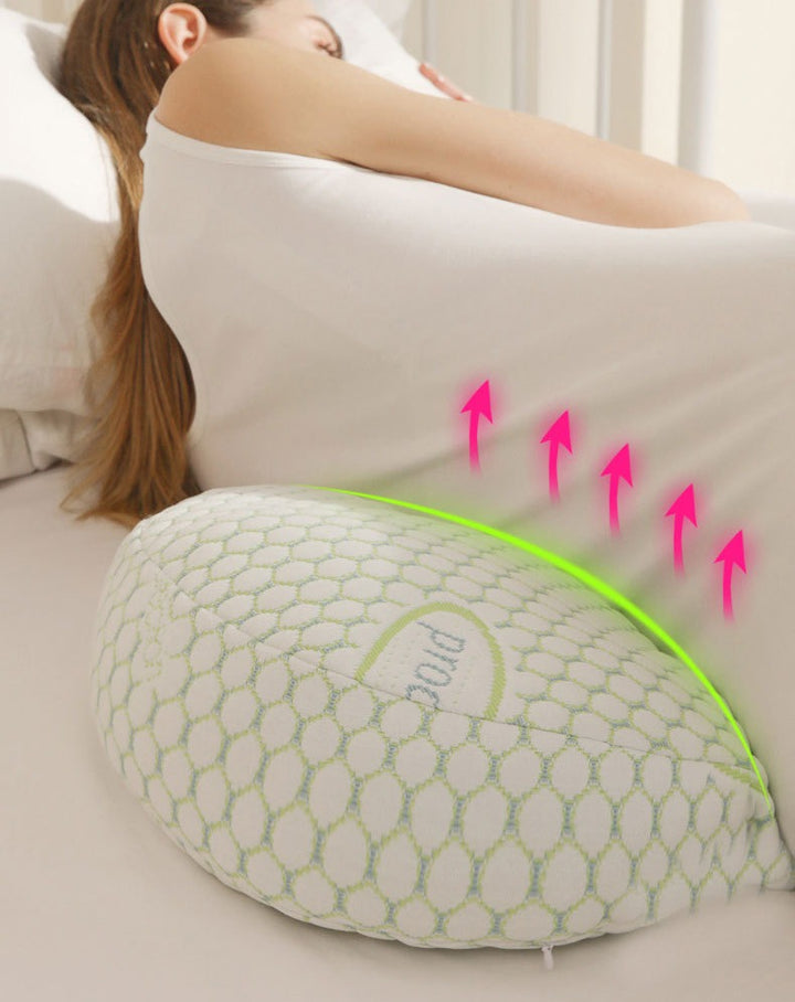ComfyMama U-formet graviditetpute – Full kroppsstøtte & vaskbart trekk | Luvikno