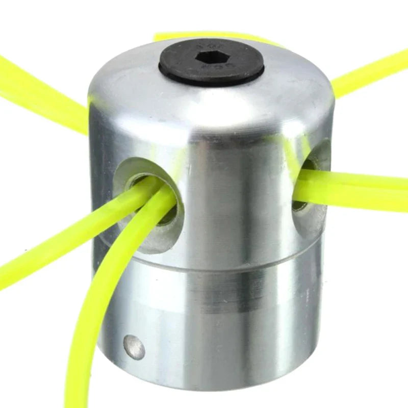 Luvikno | Universal-Thread Hode Trimaro X4 | Aluminium Hode med 4 Kutte Tråder | For Kantklippere & Gressklippere