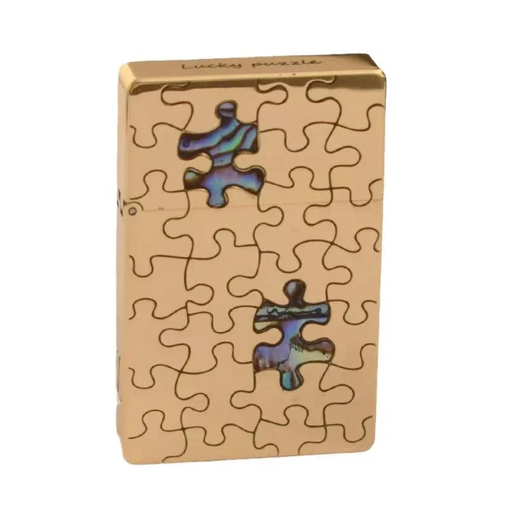 Klassisk Vintage Messing Vindproof Zippo | Luvikno