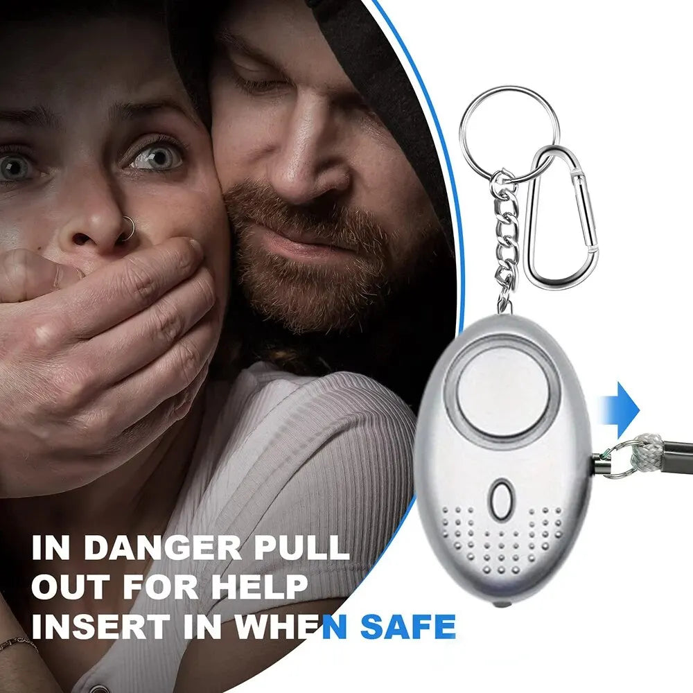 Luvikno | Personlig sikkerhetsalarmanlegg med LED-lys (130 dB) – SafeSound