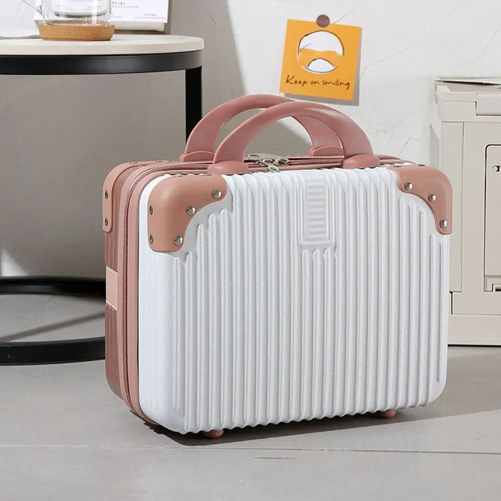Luvikno | Travellia Mini Kosmetikkveske | Kompakt og Stilig | Hardt Skall laget av ABS+PC | Ideell for Reisen og Sminke