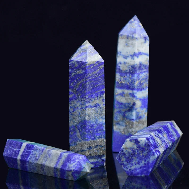Luvikno | Krystall Obelisk Elaria | Naturlig Stein Healende Stein | For Meditasjon & Reiki | 4–8 cm