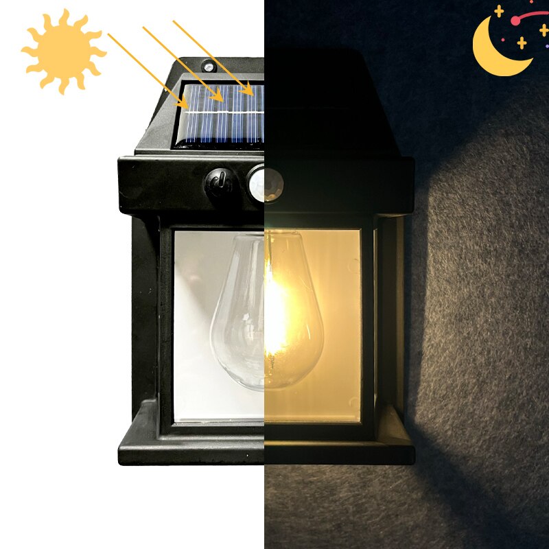 Solar LED Smart Energy Wall Lamp | Luvikno