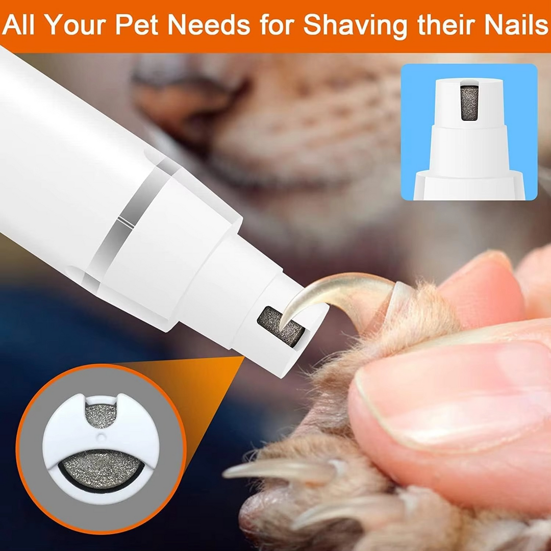 Ultimate Pet Grooming Kit: Stille hårklipper, neglegrinder og poterklipper Luvikno