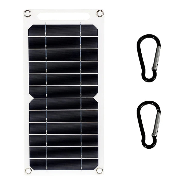 Luvikno | SolNova 30W Solpanel | Ultralett & Vanntett | USB-tilkobling for Telefon & Power Bank | Utendørs & Camping
