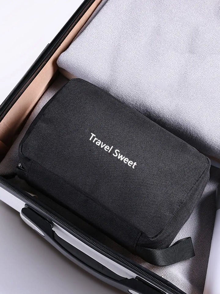 Luvikno | Sammenleggbar Reise Toalettveske DryNexa TravelCube | Flerlagsdesign med Fukt-Tørr Separasjon | Plassbesparende & Vanntett