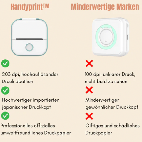 HandyPrint Skriver | Skriveren som passer i lommen | Luvikno